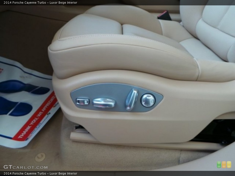 Luxor Beige Interior Front Seat for the 2014 Porsche Cayenne Turbo #95290563