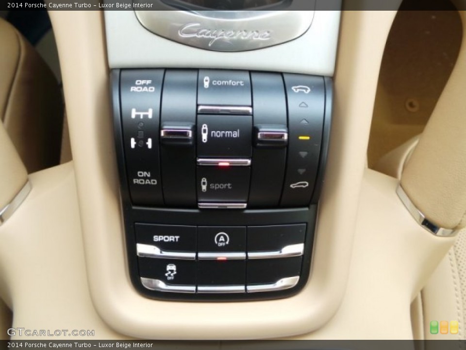 Luxor Beige Interior Controls for the 2014 Porsche Cayenne Turbo #95290638