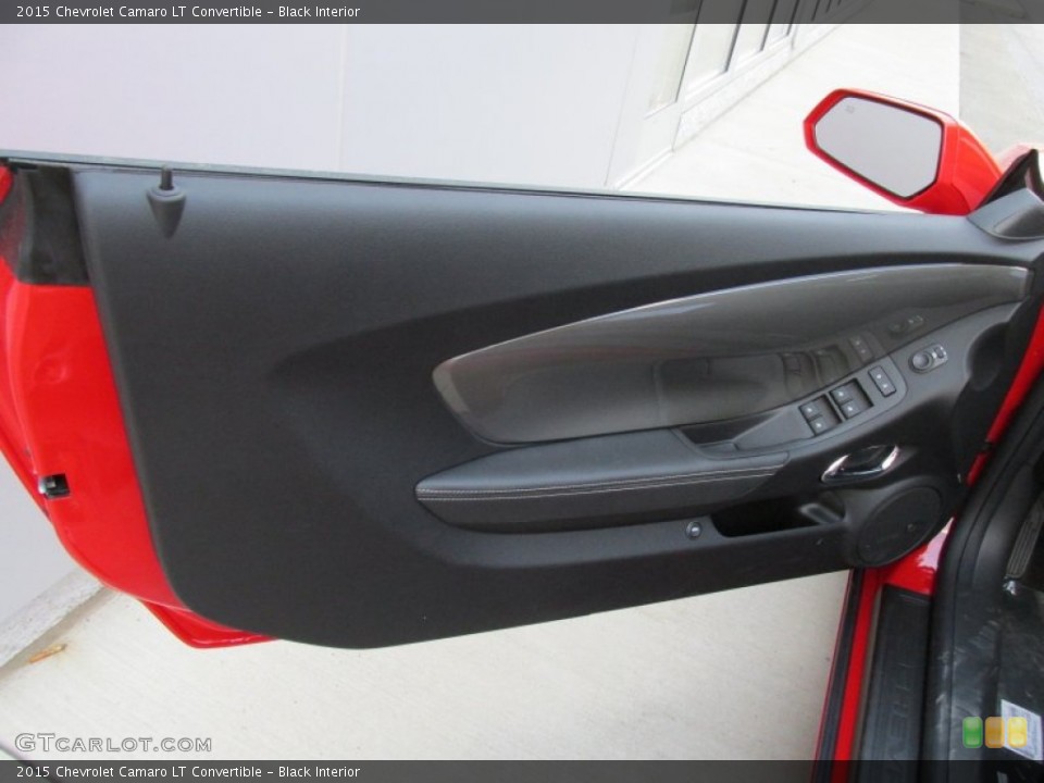 Black Interior Door Panel for the 2015 Chevrolet Camaro LT Convertible #95293294