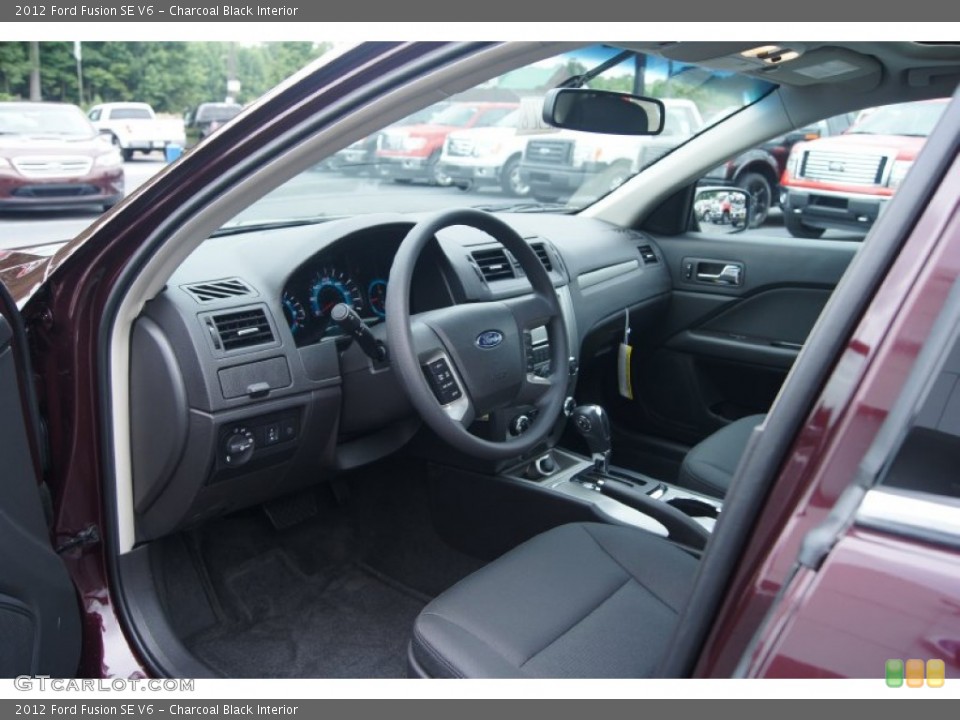 Charcoal Black Interior Photo for the 2012 Ford Fusion SE V6 #95295664