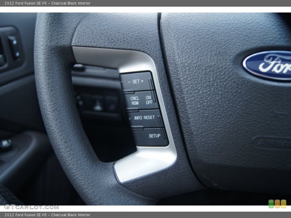 Charcoal Black Interior Controls for the 2012 Ford Fusion SE V6 #95295709