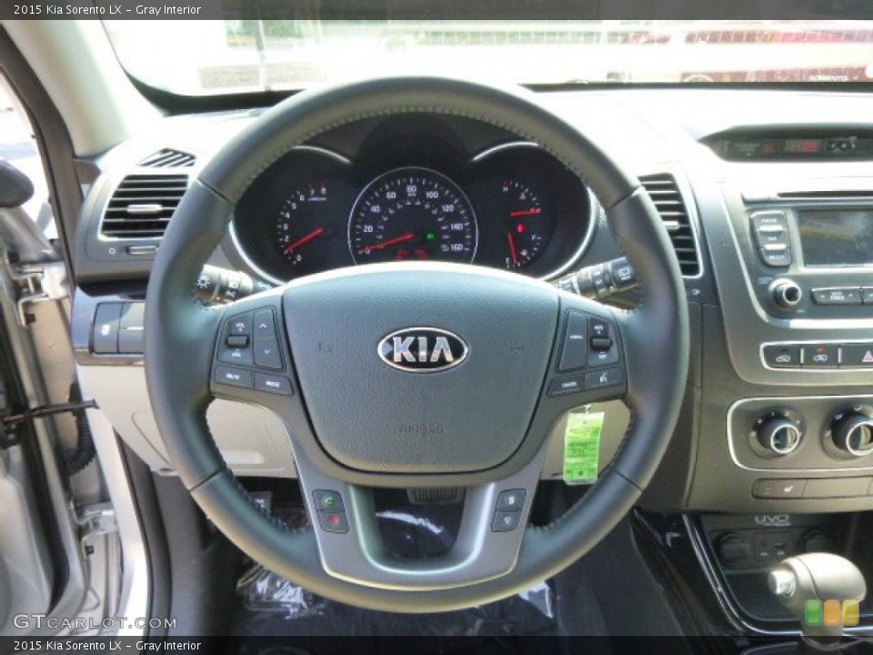 Gray Interior Steering Wheel for the 2015 Kia Sorento LX #95302801