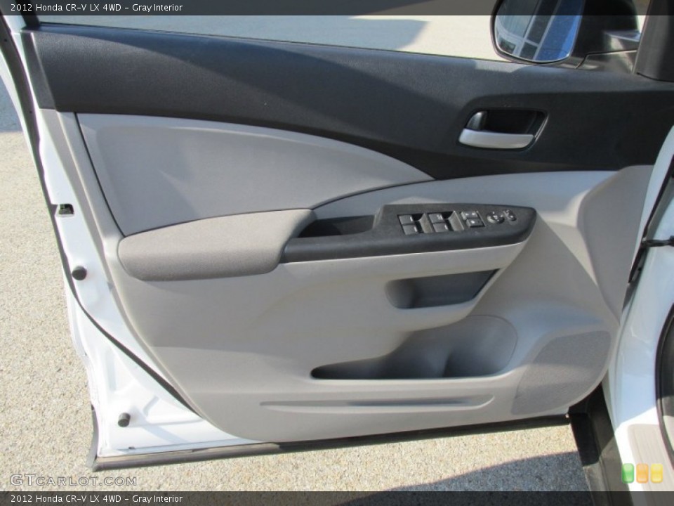 Gray Interior Door Panel for the 2012 Honda CR-V LX 4WD #95305525