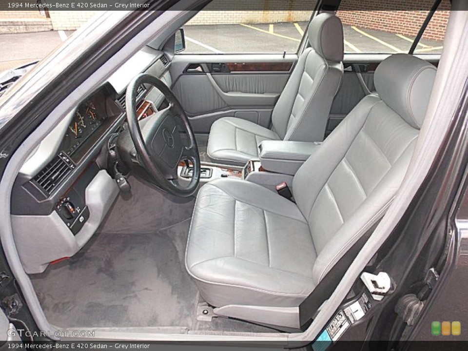 Grey Interior Front Seat for the 1994 Mercedes-Benz E 420 Sedan #95315166