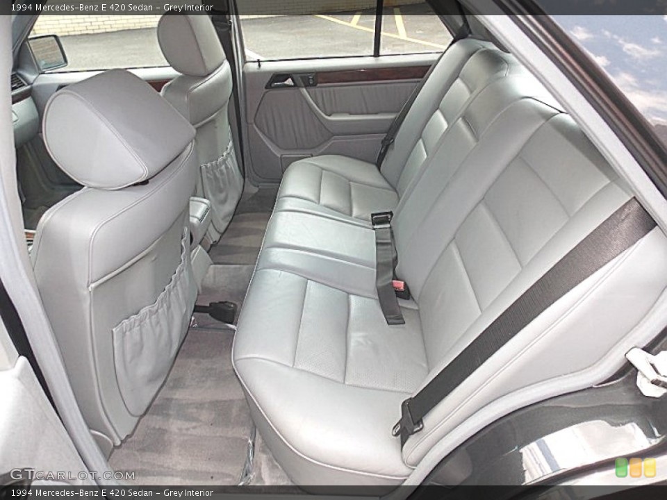 Grey Interior Rear Seat for the 1994 Mercedes-Benz E 420 Sedan #95315316