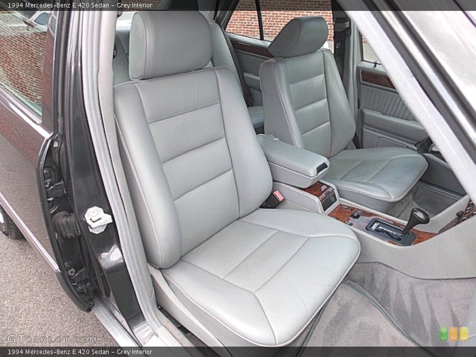 Grey Interior Front Seat for the 1994 Mercedes-Benz E 420 Sedan #95315380