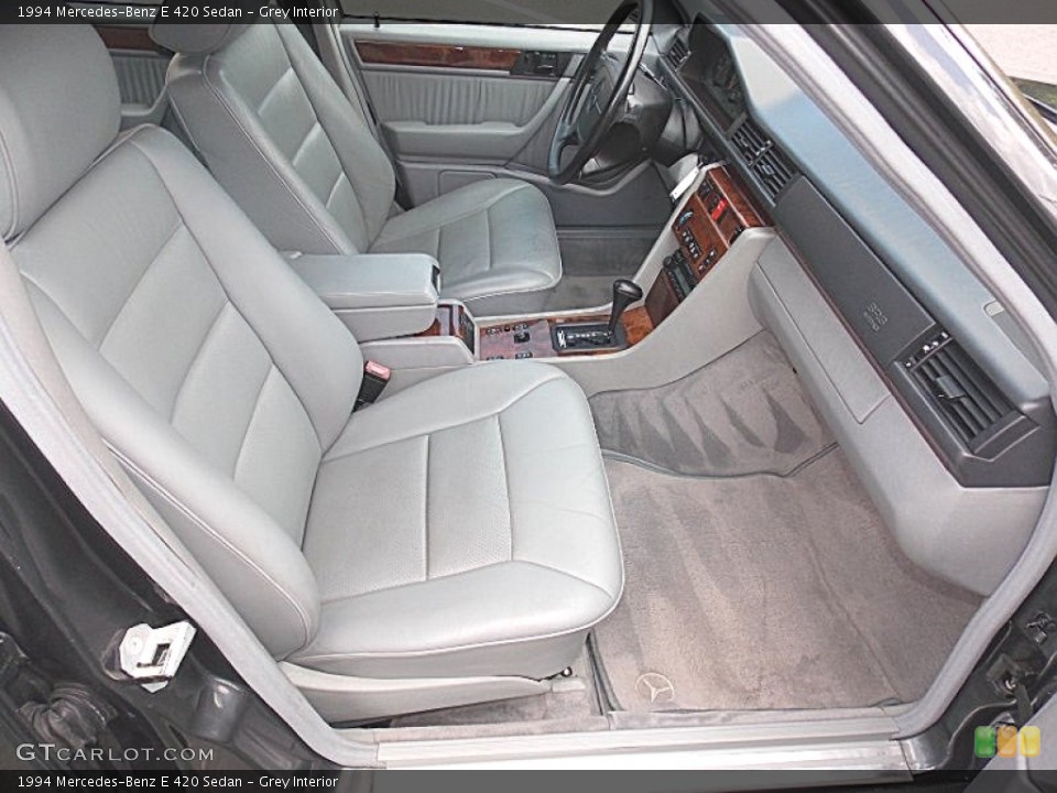 Grey Interior Front Seat for the 1994 Mercedes-Benz E 420 Sedan #95315416