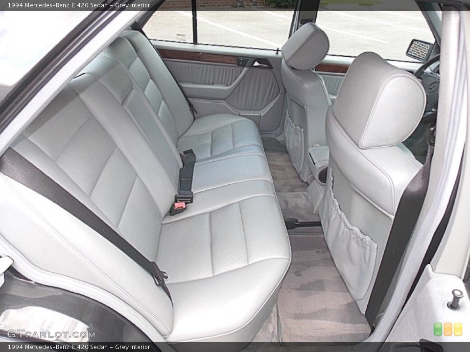 Grey Interior Rear Seat for the 1994 Mercedes-Benz E 420 Sedan #95315552