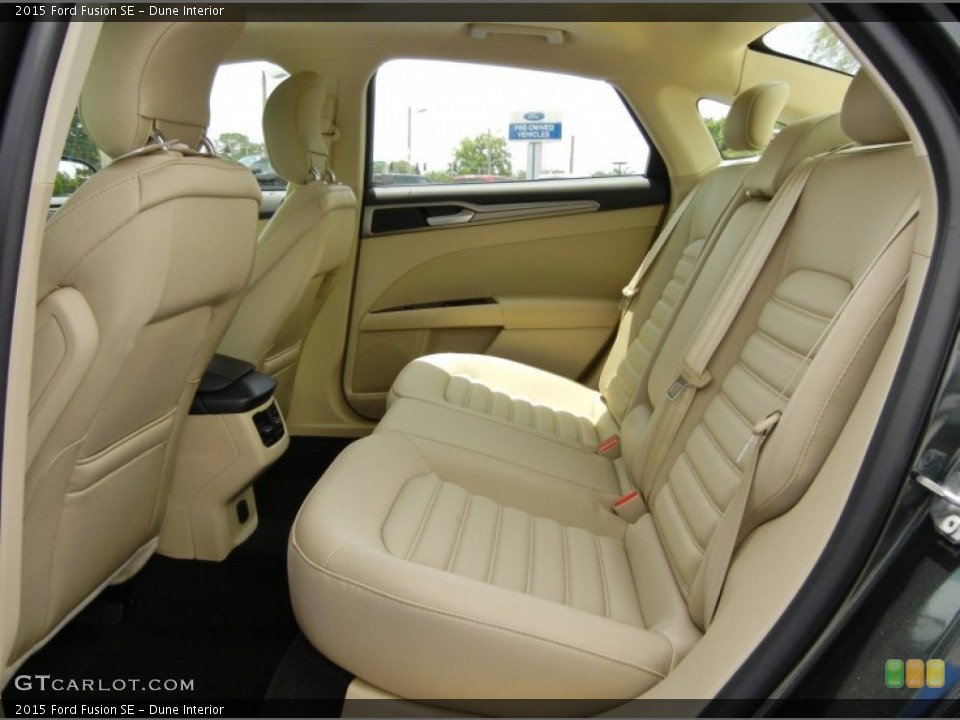 Dune Interior Rear Seat for the 2015 Ford Fusion SE #95317348