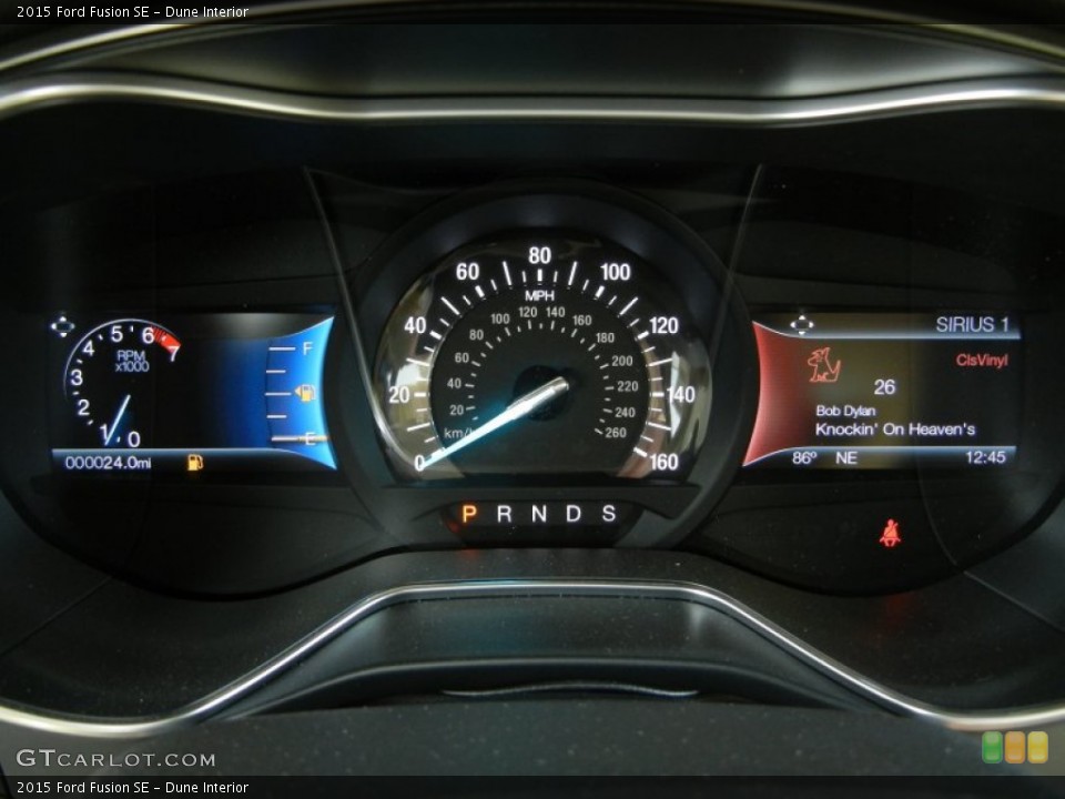 Dune Interior Gauges for the 2015 Ford Fusion SE #95317417