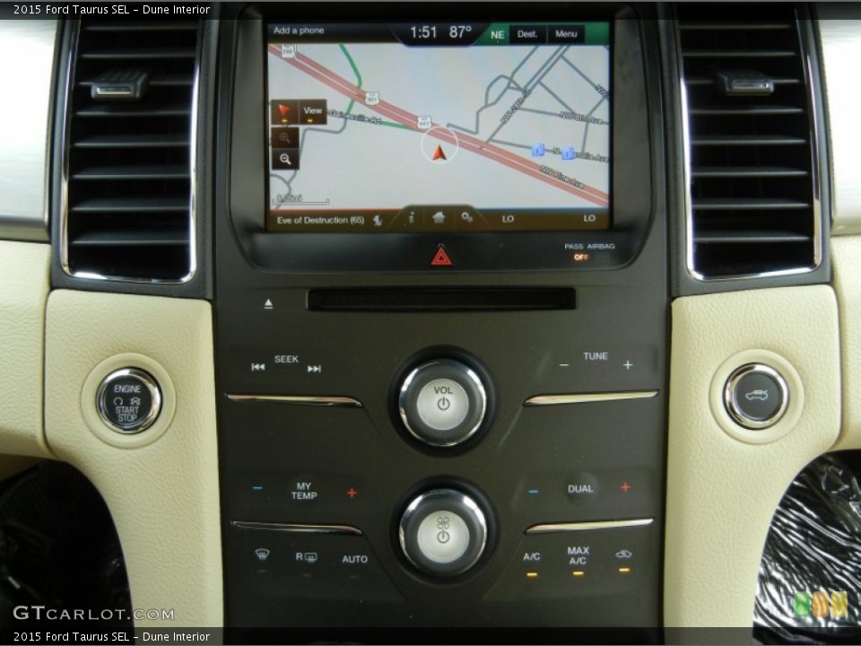 Dune Interior Navigation for the 2015 Ford Taurus SEL #95317993