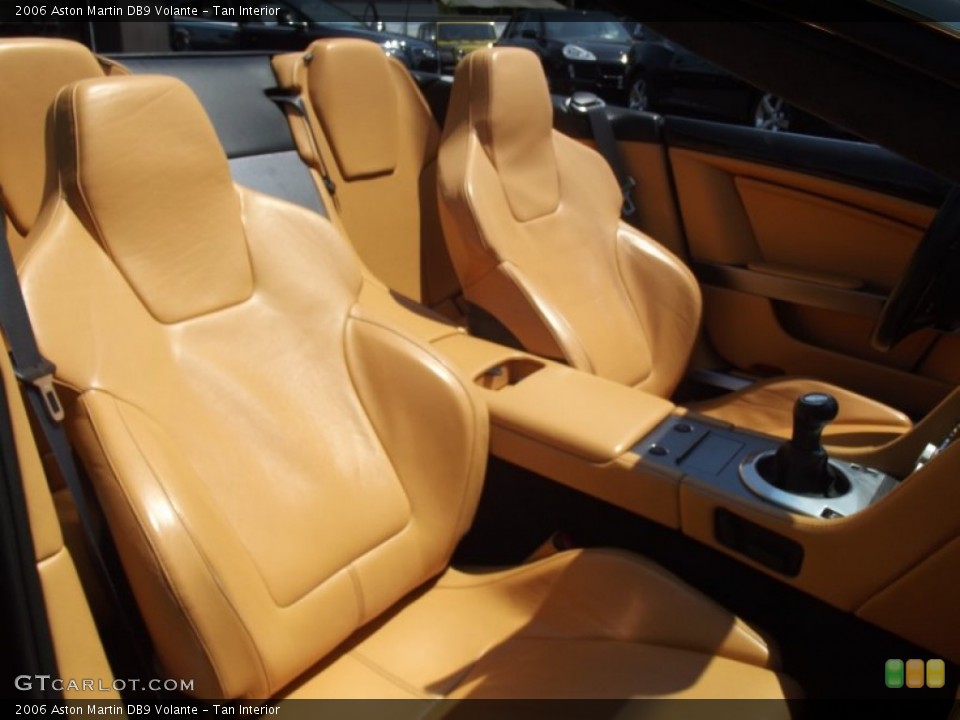 Tan Interior Front Seat for the 2006 Aston Martin DB9 Volante #95318746