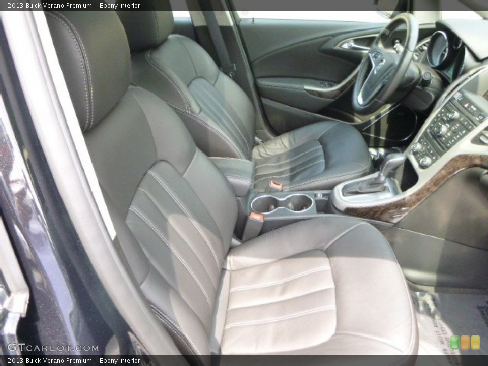 Ebony Interior Front Seat for the 2013 Buick Verano Premium #95322760
