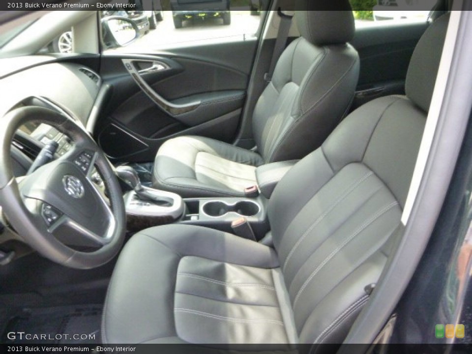 Ebony Interior Front Seat for the 2013 Buick Verano Premium #95322829