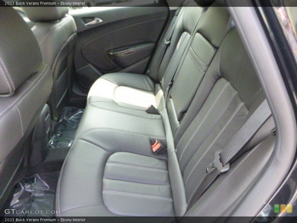 Ebony Interior Rear Seat for the 2013 Buick Verano Premium #95322850