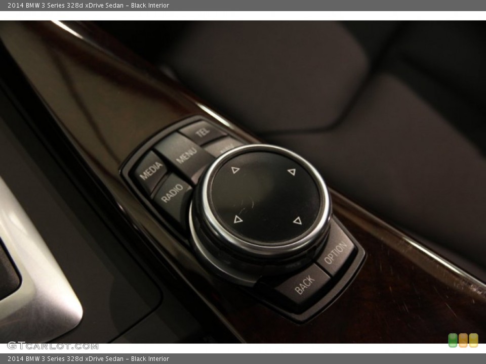 Black Interior Controls for the 2014 BMW 3 Series 328d xDrive Sedan #95323783