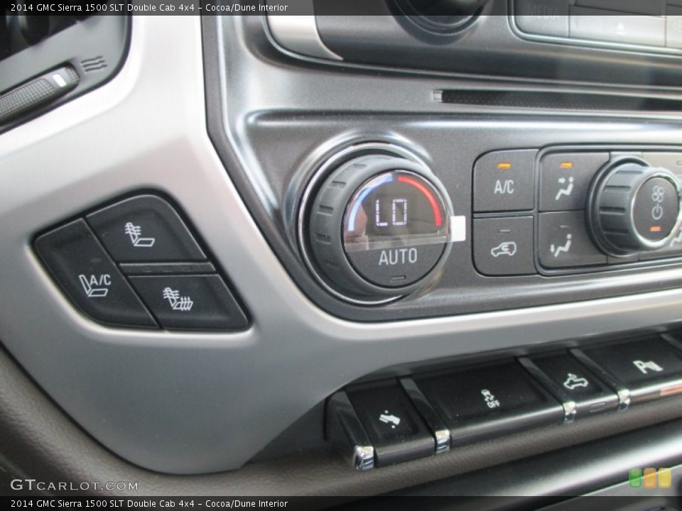 Cocoa/Dune Interior Controls for the 2014 GMC Sierra 1500 SLT Double Cab 4x4 #95327431