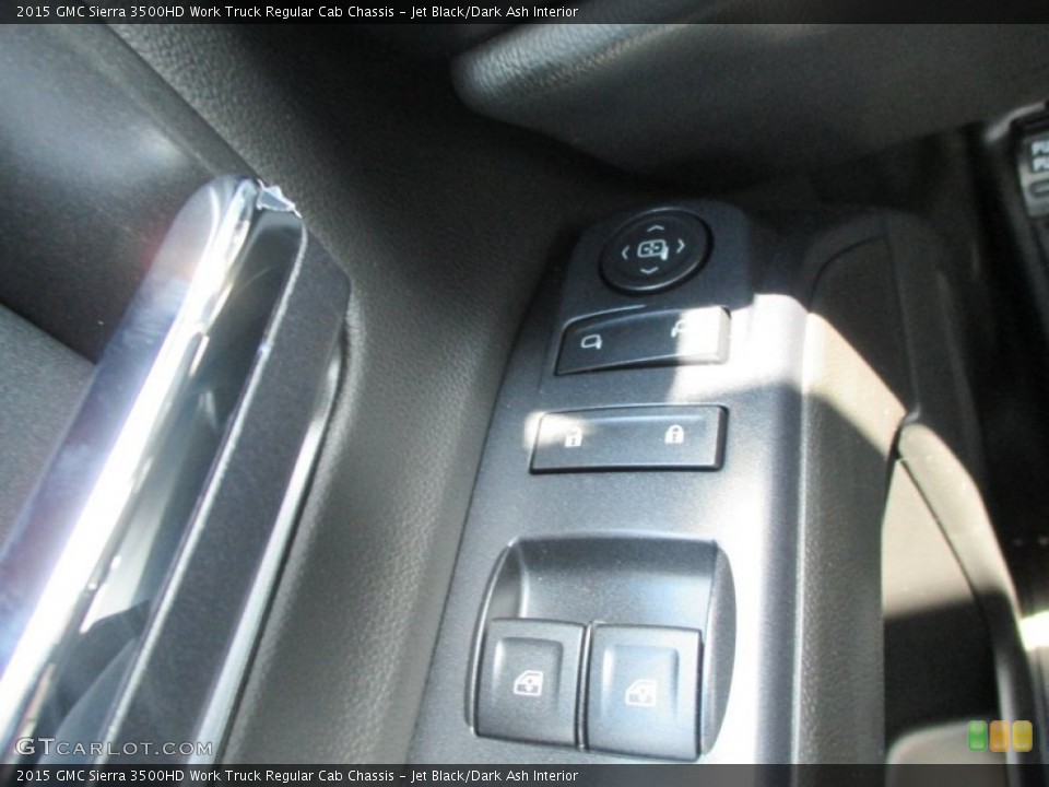 Jet Black/Dark Ash Interior Controls for the 2015 GMC Sierra 3500HD Work Truck Regular Cab Chassis #95327779