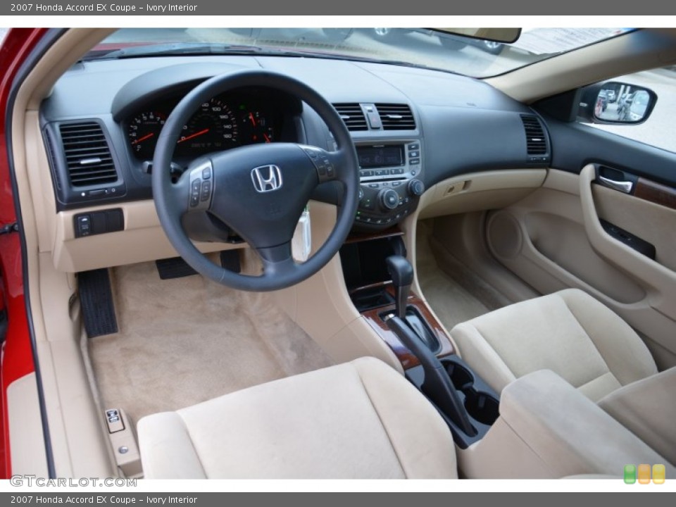 Ivory Interior Photo for the 2007 Honda Accord EX Coupe #95329093