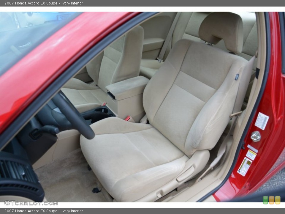 Ivory Interior Front Seat for the 2007 Honda Accord EX Coupe #95329111