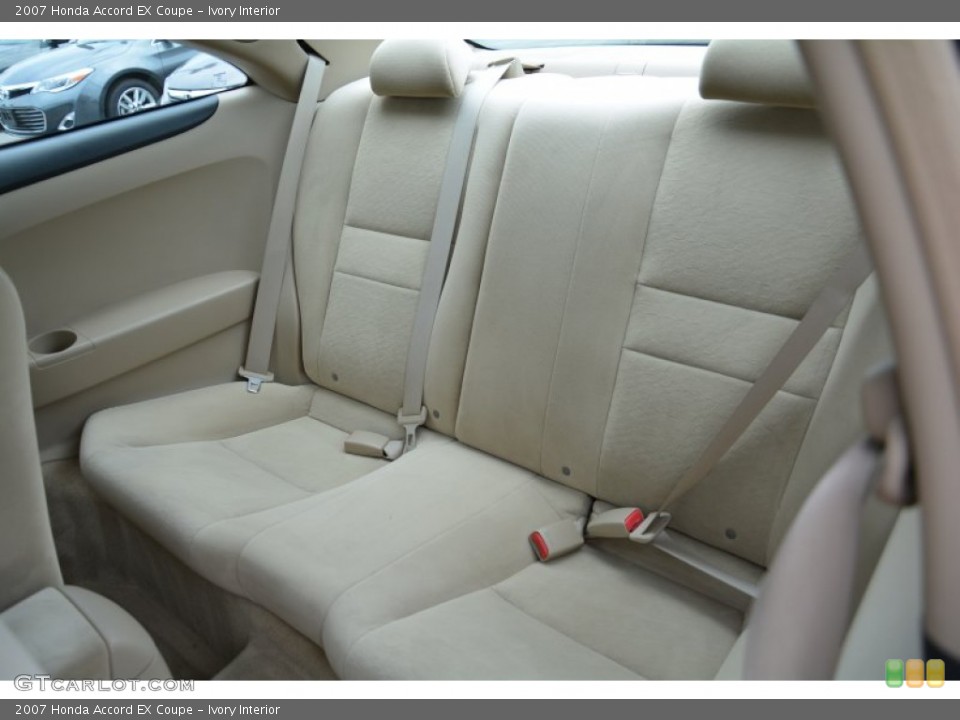 Ivory Interior Rear Seat for the 2007 Honda Accord EX Coupe #95329117