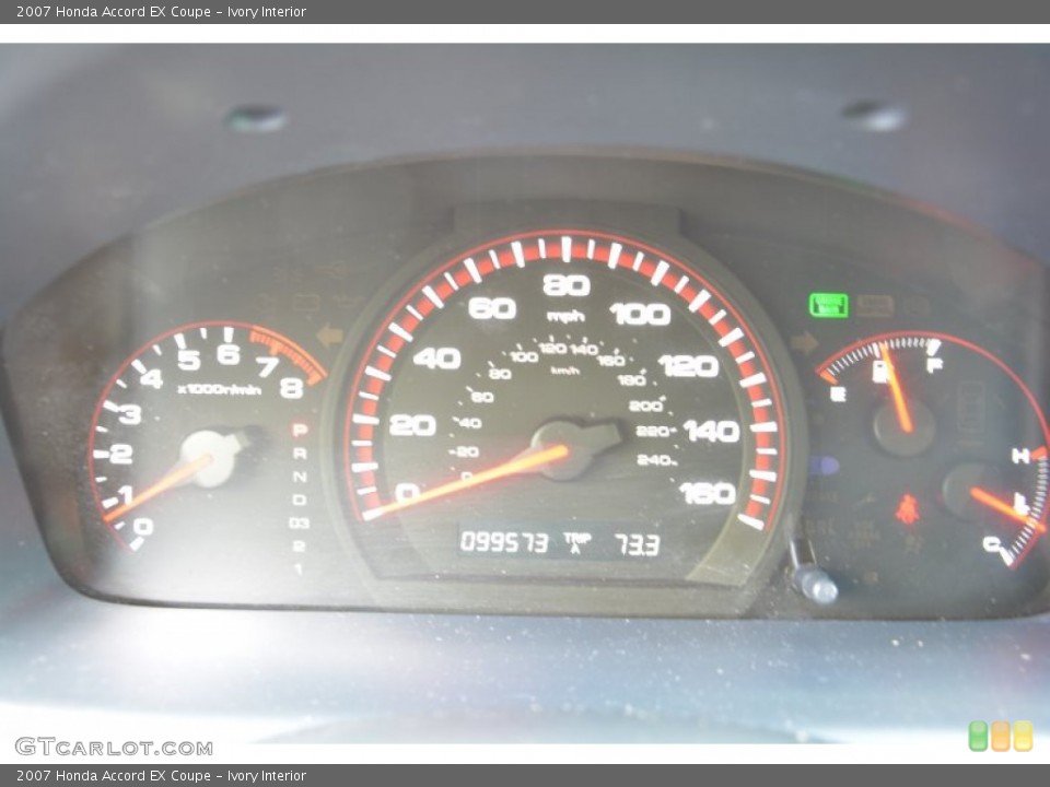 Ivory Interior Gauges for the 2007 Honda Accord EX Coupe #95329171