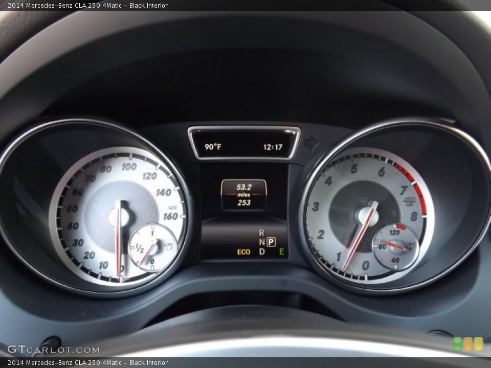 Black Interior Gauges for the 2014 Mercedes-Benz CLA 250 4Matic #95331619