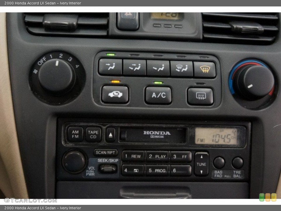 Ivory Interior Controls for the 2000 Honda Accord LX Sedan #95344129