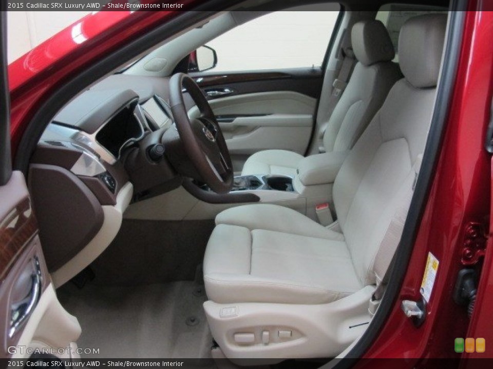 Shale/Brownstone Interior Front Seat for the 2015 Cadillac SRX Luxury AWD #95346544