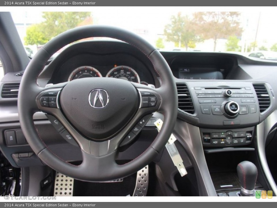 Ebony Interior Dashboard for the 2014 Acura TSX Special Edition Sedan #95355100
