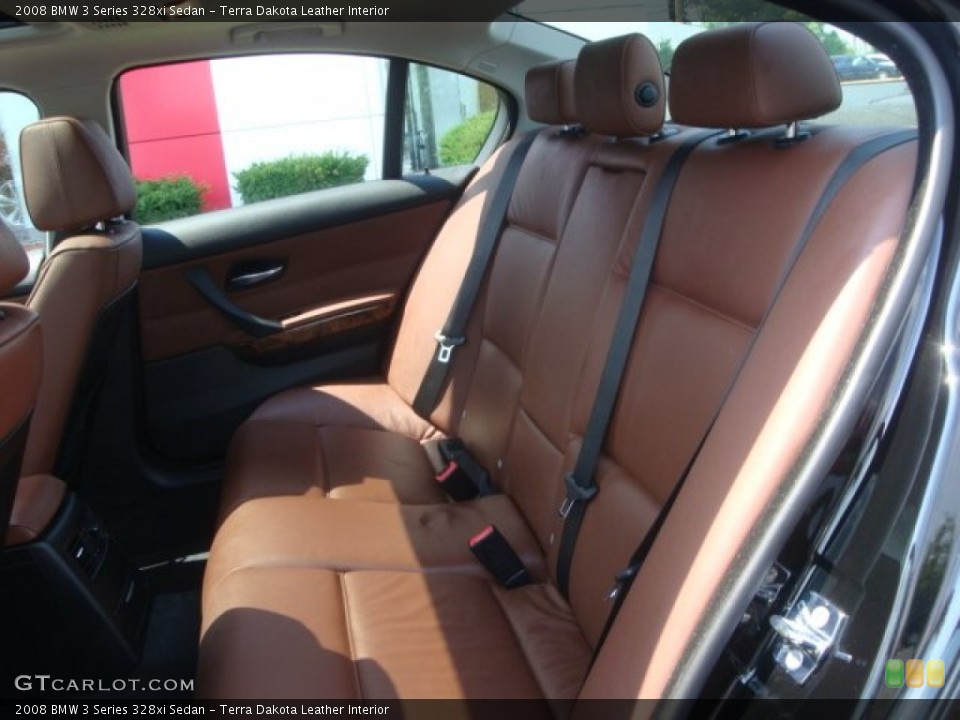 Terra Dakota Leather Interior Rear Seat for the 2008 BMW 3 Series 328xi Sedan #95359144