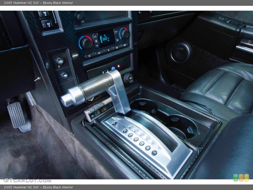 Ebony Black Interior Transmission for the 2005 Hummer H2 SUV #95360834