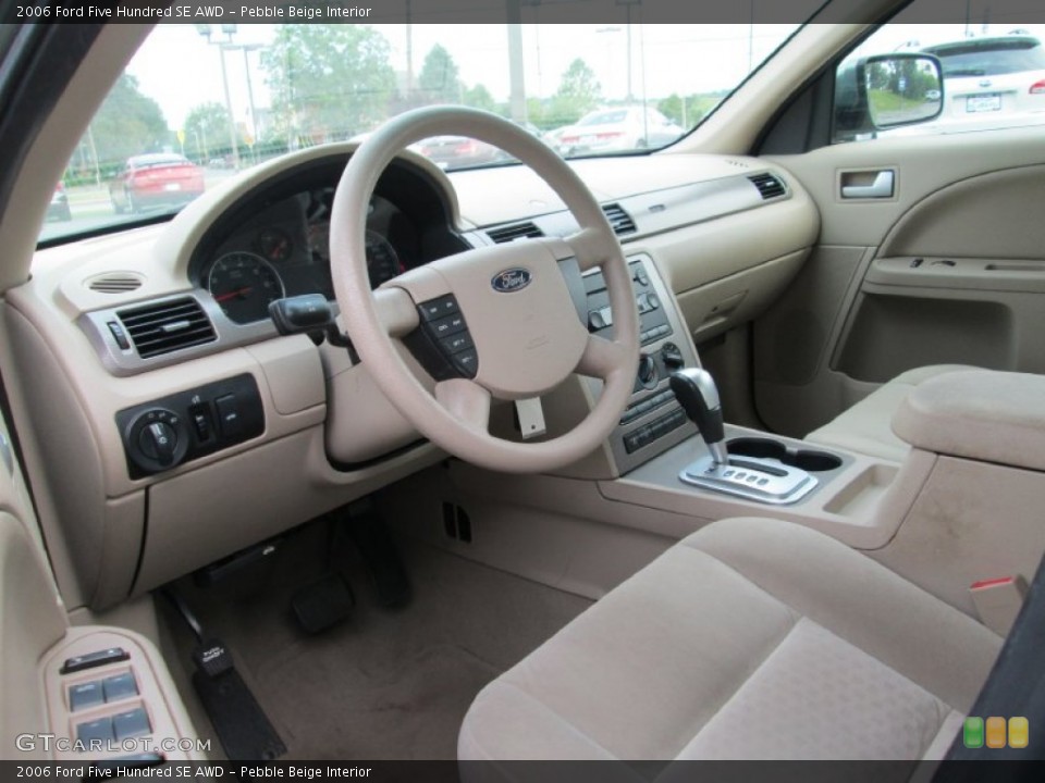 Pebble Beige 2006 Ford Five Hundred Interiors