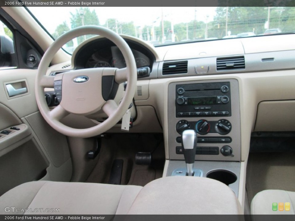 Pebble Beige Interior Dashboard for the 2006 Ford Five Hundred SE AWD #95363375