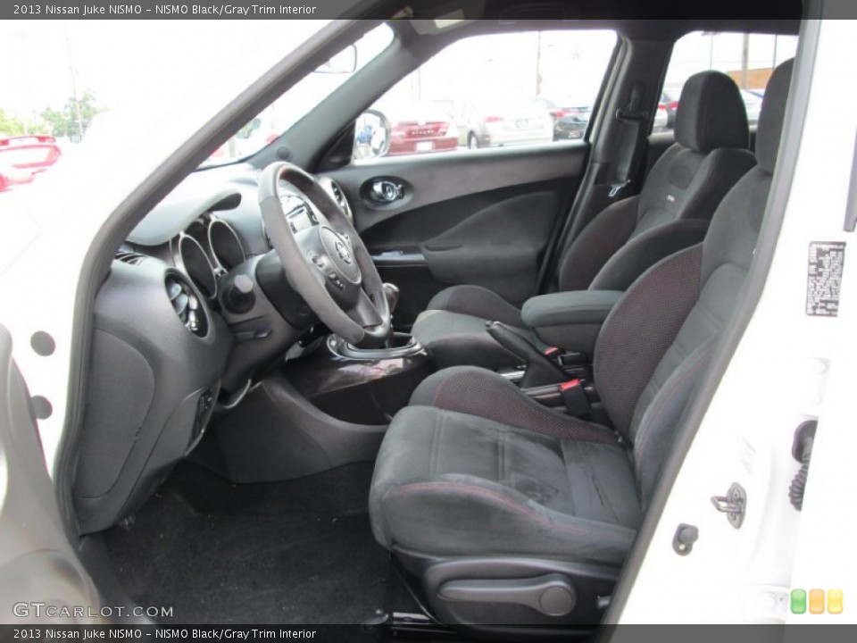 NISMO Black/Gray Trim Interior Front Seat for the 2013 Nissan Juke NISMO #95365004