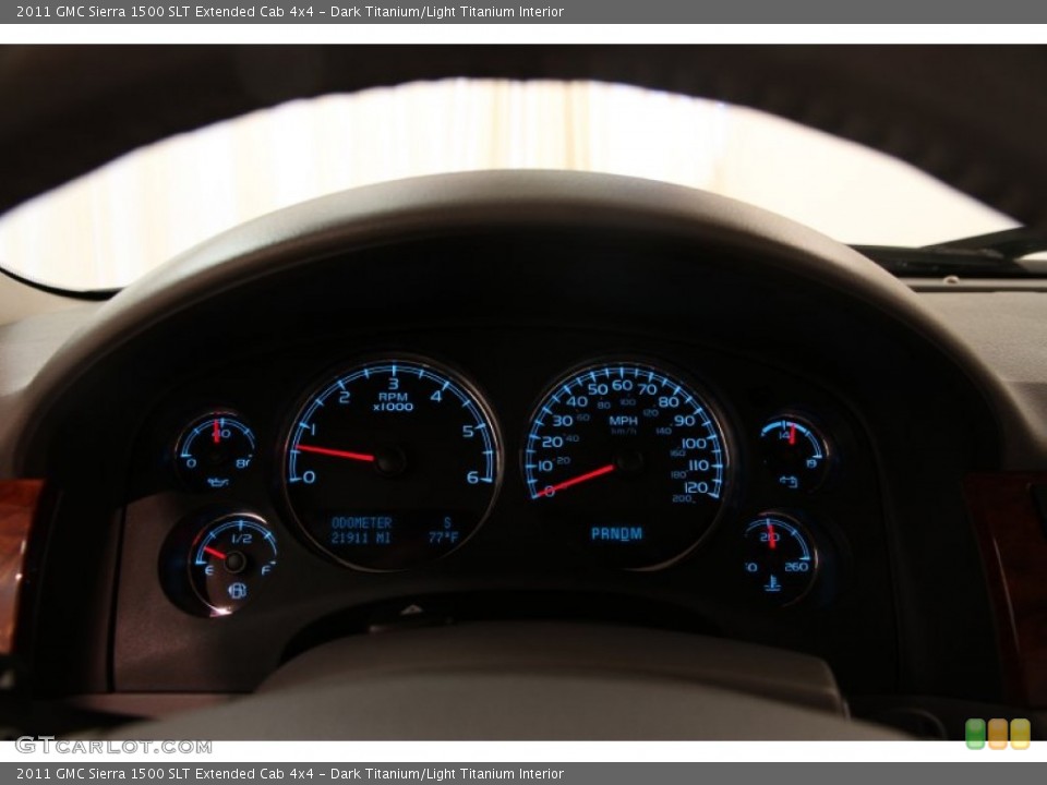 Dark Titanium/Light Titanium Interior Gauges for the 2011 GMC Sierra 1500 SLT Extended Cab 4x4 #95369273