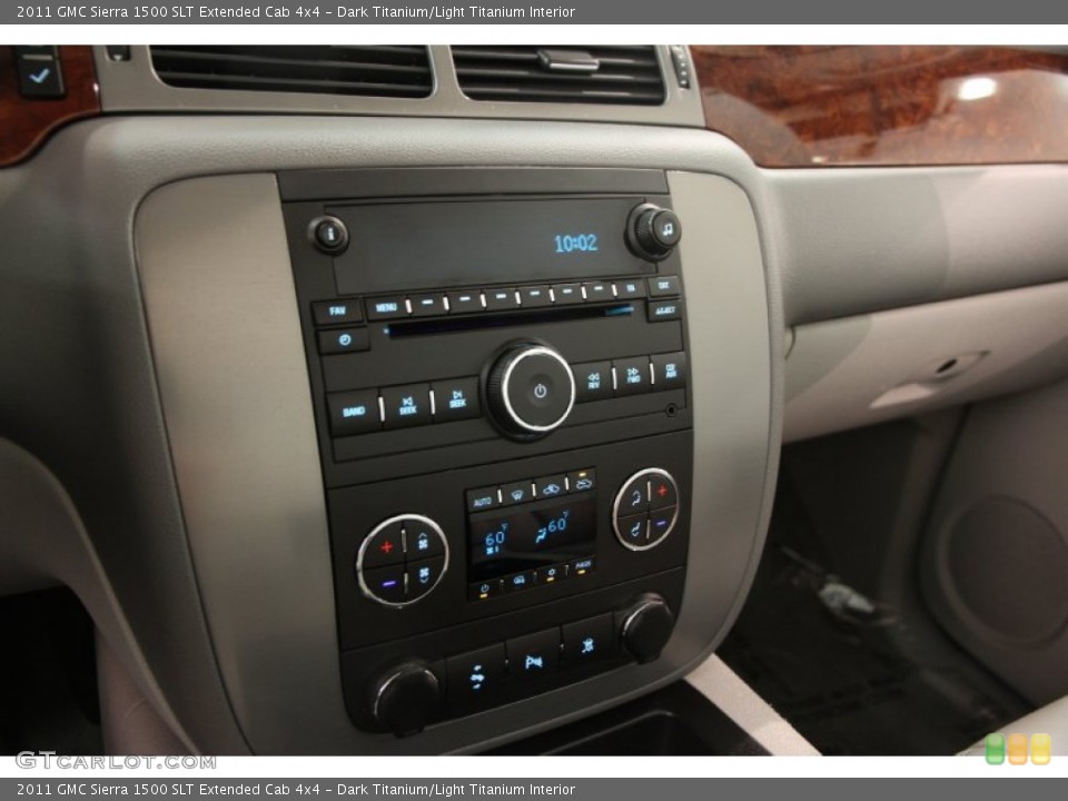 Dark Titanium/Light Titanium Interior Controls for the 2011 GMC Sierra 1500 SLT Extended Cab 4x4 #95369321