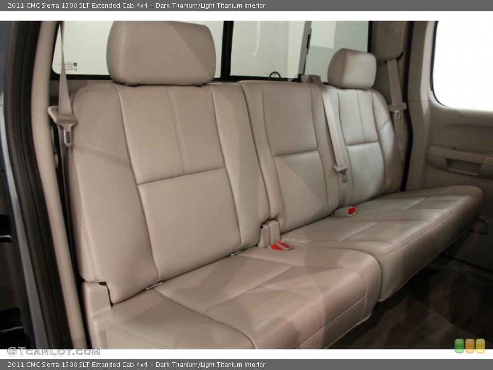 Dark Titanium/Light Titanium Interior Rear Seat for the 2011 GMC Sierra 1500 SLT Extended Cab 4x4 #95369381