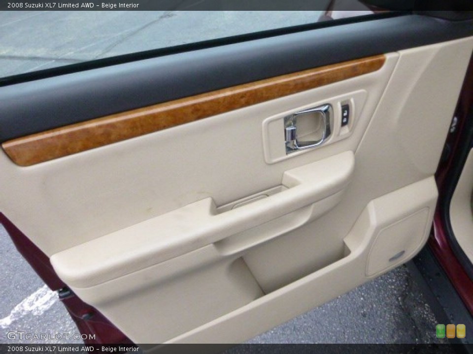 Beige Interior Door Panel for the 2008 Suzuki XL7 Limited AWD #95373572