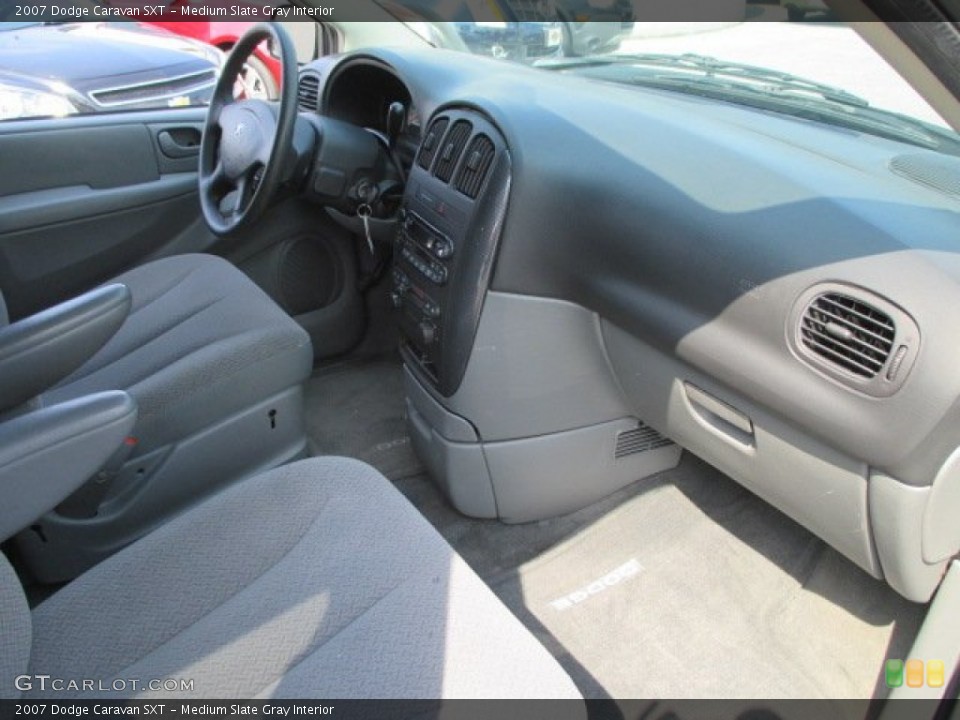 Medium Slate Gray Interior Dashboard for the 2007 Dodge Caravan SXT #95373639