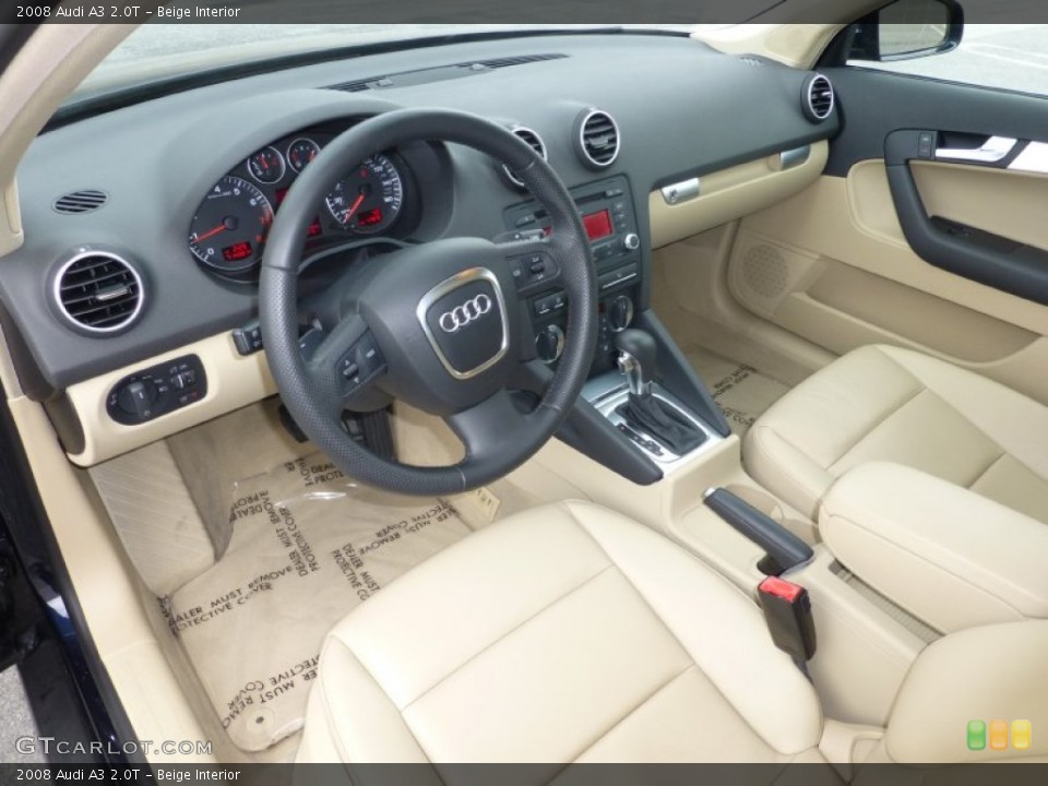 Beige Interior Photo for the 2008 Audi A3 2.0T #95373640