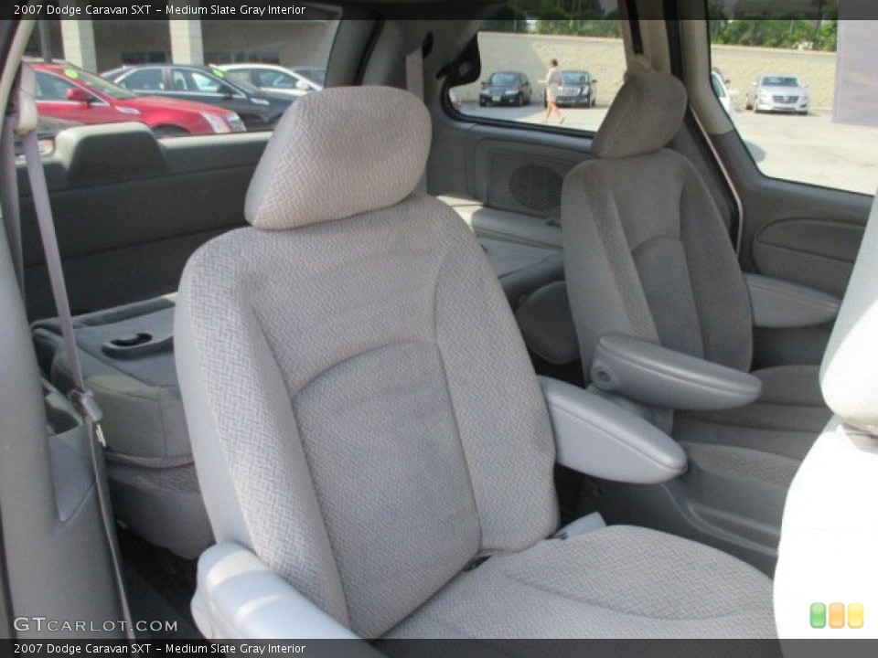 Medium Slate Gray Interior Rear Seat for the 2007 Dodge Caravan SXT #95373662