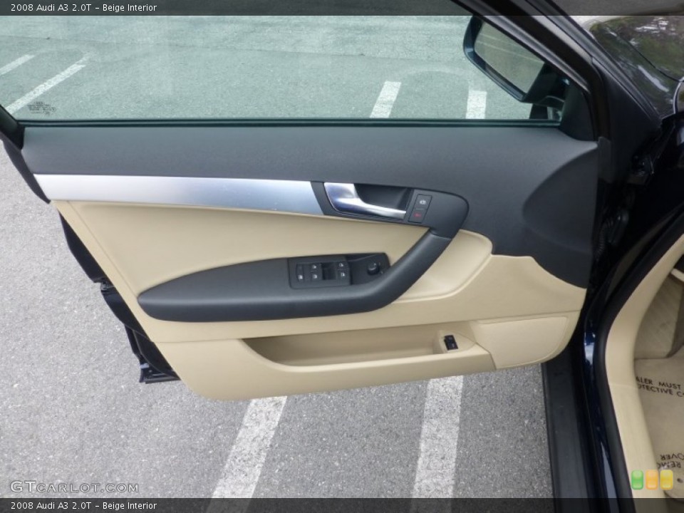 Beige Interior Door Panel for the 2008 Audi A3 2.0T #95373920