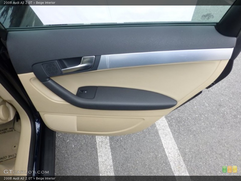 Beige Interior Door Panel for the 2008 Audi A3 2.0T #95374019
