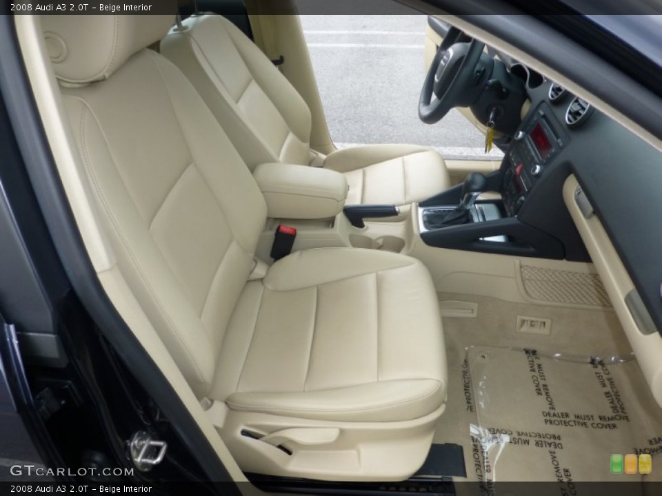 Beige Interior Front Seat for the 2008 Audi A3 2.0T #95374094