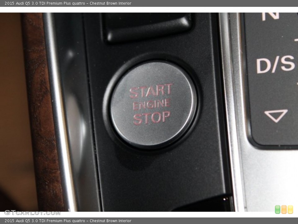 Chestnut Brown Interior Controls for the 2015 Audi Q5 3.0 TDI Premium Plus quattro #95375069