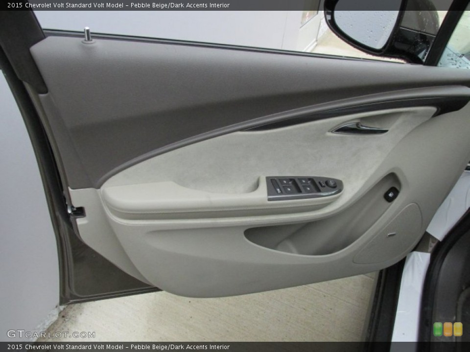 Pebble Beige/Dark Accents Interior Door Panel for the 2015 Chevrolet Volt  #95375585