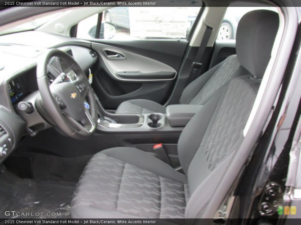 Jet Black/Ceramic White Accents Interior Photo for the 2015 Chevrolet Volt  #95376734