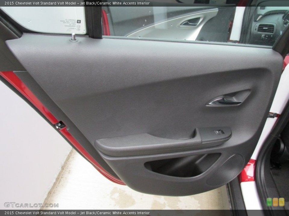 Jet Black/Ceramic White Accents Interior Door Panel for the 2015 Chevrolet Volt  #95377349