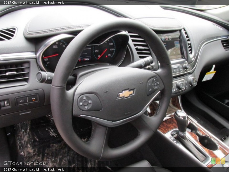 Jet Black Interior Steering Wheel for the 2015 Chevrolet Impala LT #95377922